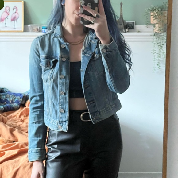 Garage classic fit jean jacket - Picture 2 of 2